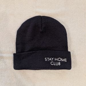 Stay home club toque beanie